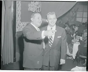 Herman Hover and Gary Crosby Conversing