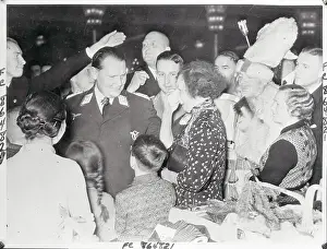 Hermann Goering Giving Toys to a Mother