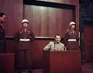Defendant Prints: Hermann Goering at Nuremberg Trial