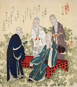 The Pierce Archive Prints: Four Hermits of Shozan