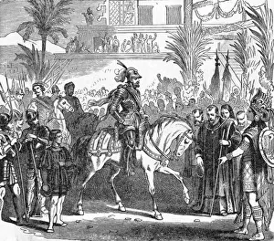 Hernando Cortes Returning Home