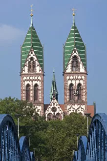 Images Dated 10th September 2014: Herz Jesu-Kirche, or Sacred Heart Church, built in the style of Historicism, consecrated in 1897