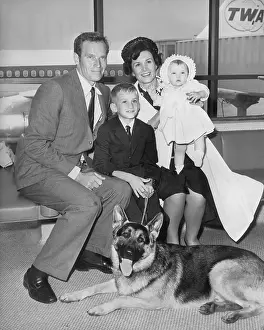 Heston Family at Airport