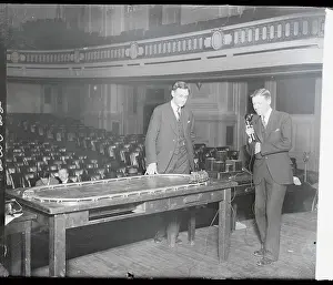 Johnson Prints: HH Sheldon Demonstrating His Traffic Directing Robot