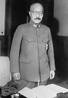 Hideki Tojo in Military Uniform