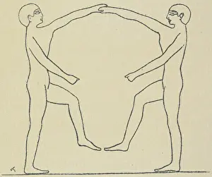 Hieroglyphic Figures Dancing
