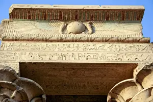 Hieroglyphics Prints: Hieroglyphics in the Temple of Isis