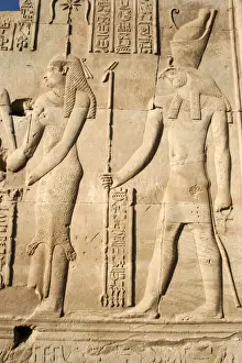 Hieroglyphics Prints: Hieroglyphics in the Temple of Isis