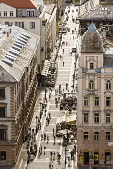High angle view of Budapest, Hungary