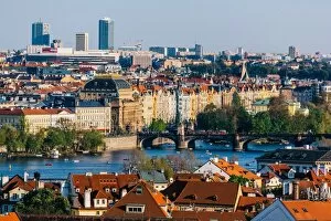 Prague Gallery: High angle view of Prague Old Town, Czech Republic