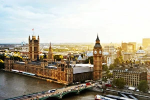 EyeEm Gallery: High Angle View Of Westminster Bridge By Big Ben Against Sky