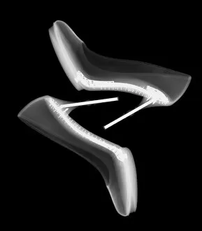 Radiography Collection: High heel shoes, X-ray