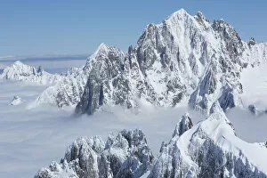 Images Dated 5th April 2015: High mountain peaks of Chamonix