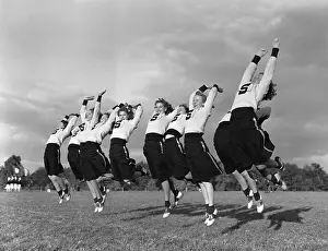 Cheerleader Prints: High School Cheerleaders