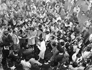Teenage Boy Prints: High School Students Mob Judy Garland