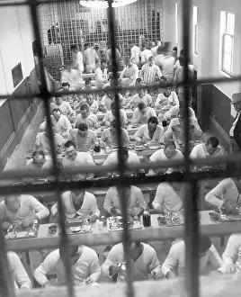 Dining Room Prints: High Security Prison Dining Room