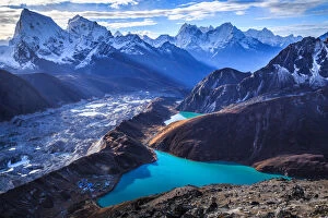 Turquoise Colored Collection: Himalaya Landscape, Gokyo Ri, Sagarmatha National