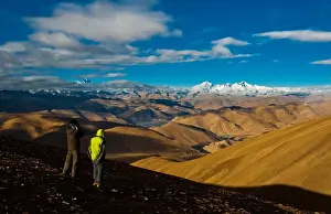 Himalayas range with Mt. Everest