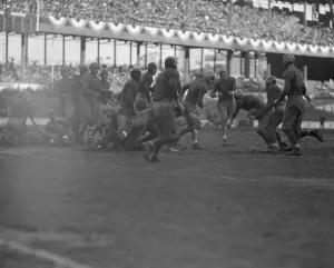 Sports Uniform Prints: Hinkle Hikes Though the Redskins Line