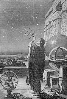 Ancient Greek Prints: Hipparchus Greek Astronomer