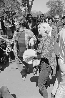 Hippies Celebrating in Tompkins Square Park