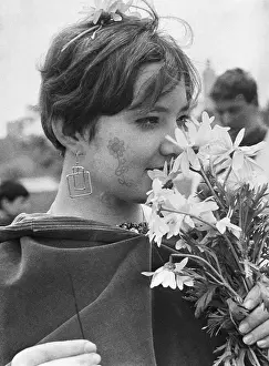 Face Painting Prints: Hippies At A Hippie Fest