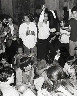 Hippie Prints: Hippies Protesting Arrest Of One Of Them