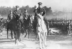 Hirohito Prints: Hirohito on Horseback