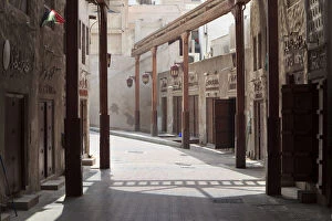 Images Dated 16th April 2011: Historic pedestrian zone, Dubai, Emirate of Dubai, United Arab Emirates