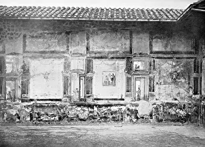 Archeological Prints: Historic photograph (ca 1880) of Pompeii