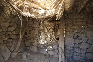 Oman Gallery: Historic ruins of the village of Al Hajir, Jebel Shams, Al Hajar Mountains, Al Hajir