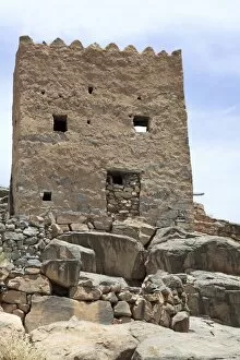 Images Dated 23rd April 2011: Historic ruins of the village of Al Hajir, Jebel Shams, Al Hajar Mountains, Al Hajir