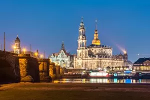 Images Dated 10th February 2017: The historical landmark of Dresden, Germany