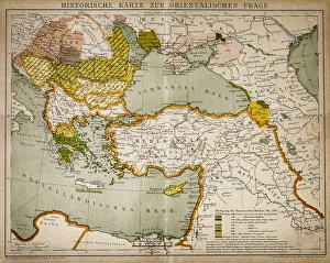 Iran Collection: Historical map of the Oriental part of world