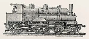 Images Dated 28th September 2018: History of the railway: boiler locomotive