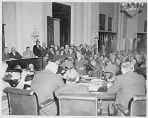 H.J. Huber Speaking at Hearing