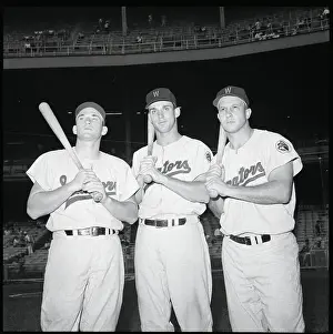 Infielder Prints: H.Killebrew, B.Allison, R.Sievers W/Bats