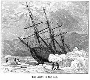 Images Dated 17th July 2011: HMS Alert in the Ice