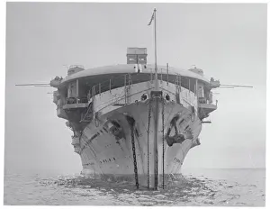 Portsmouth Prints: H.M.S.Furious: Britain's First Aircraft Carrier 1926
