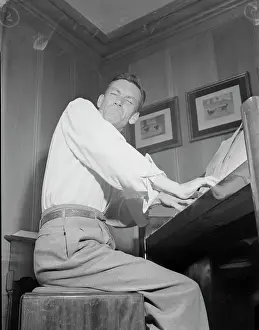Hoagy Carmichael Playing the Piano