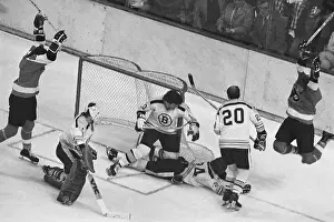 Hockey Action with Gilles Gilbert
