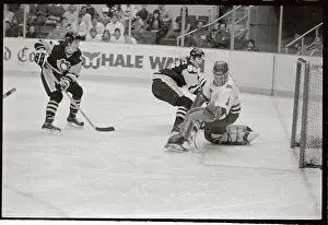 Hartford Prints: Hockey Action at The Net