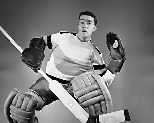 Sports Glove Prints: Hockey goalie