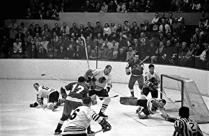 Hockey Players in Stanley Cup Action