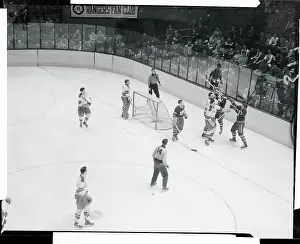Hockey Team Players in action