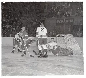 Hockey Team Players in Action