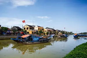 Hoi An Prints: Hoi An Ancient Town riverside, Vietnam