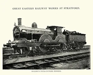 Images Dated 24th January 2017: Holdens Four Coupled Express Victorian Steam Train