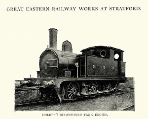 Images Dated 24th January 2017: Holdens Six Coupled Tank Engine Victorian Steam Train