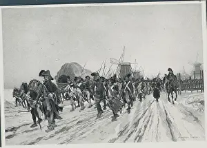 Amsterdam Prints: Hollanders on War Trek in Ice and Snow